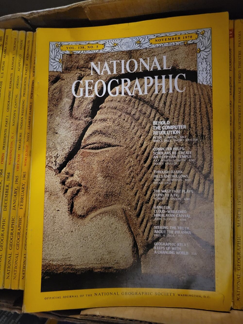 National geographic november 1970 vol 138 no. 5